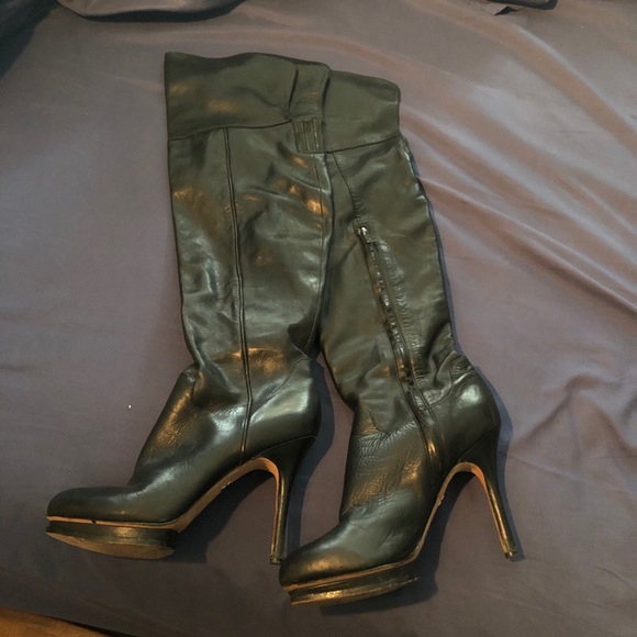 Black Knee High BCBG Boots - Picture 3 of 5